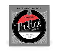 D’Addario Guitar Strings - Pro-Arte Nylon Guitar Strings - BNN-3T - Classical Guitar Strings - Half Sets, Normal Tension, Black Nylon