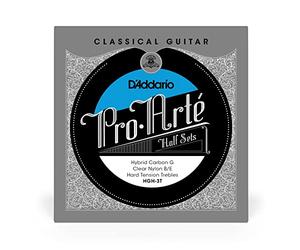 D’Addario Guitar Strings - Pro-Arte Nylon Guitar Strings - HGH-3T - Classical Guitar Strings - Half Sets, Hard Tension, Hybrid Carbon G