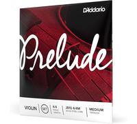 D’Addario Prelude Violin String Set, 4/4 Scale Medium Tension - Solid Steel