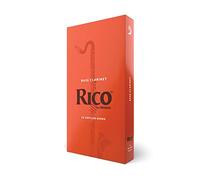 D’Addario Woodwinds - Rico Bass Clarinet Reeds - Reeds for Bass Clarinets - Crafted for Beginners, Students, Educators - Strength 2.0, Pack of 25