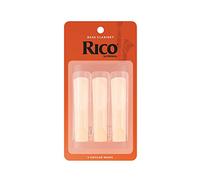 D'Addario – Rico Bass Clarinet Reeds – Strength 2.5 – 3 Pack (Unfiled)