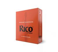 D’Addario Woodwinds - Rico Soprano Sax Reeds - Soprano Saxophone Reeds - Soprano Reeds Crafted for Beginners, Students, Educators - Strength 3.5, Pack of 10