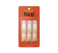 D’Addario Woodwinds - Rico Tenor Sax Reeds - Tenor Saxophone Reeds - Tenor Reeds Crafted for Beginners, Students, Educators - Strength 2.5, Pack of 3