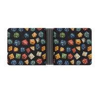 D and 20 Dice Dungeons Bifold Wallet for Men with Card Slot