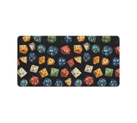 D and 20 Dice Dungeons Cute Gaming Mousepad Rubber Base Desk Mat for Home Office Laptop Computer