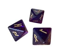 D And D Starter Set - Astrological Dice, 3X Dices For Divination, Resin Dice for Adults, Mystic Astrology Learning Prediction Runic Dice, Resin Dice Set For Board Games Dice for Roleplaying