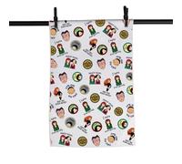 D-aria TV Series Inspired Gift MTV D-aria Gift Daria Jane Kitchen Dish Towel D-aria Tea Towel (IHATEEVERYBODY)