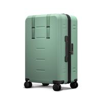 D_b_ Ramverk Compact, Lightweight, Hard-Shell, 4-Wheel, Spinner Luggage, Green Ray, Checked-Medium, Luggage