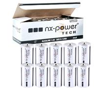 D Batteries, NX Power Size D Batteries Mono LR20 Industrial Alkaline Battery High Capacity D Cell Batteries Ideal For | Remote Controlled Cars | Toys | Torches | Flashlights | Radio | (10-PACK)