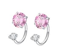 D.Bella 2Pcs Horseshoe Nose Rings Hoops Septum Ring 316L Stainless Steel Nose Rings CZ Horseshoe Septum Lip Labret Eyebrow Helix Daith Ear Piercing Jewelry For Women Men