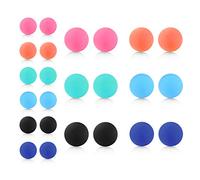 D.Bella Mix Color Rubber UV Acrylic Replacement Balls Retainer Piercing Barbell Parts 14G 5mm 8mm Balls for Women Men