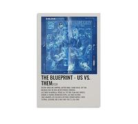D-Block Europe The Blue Print - Us Vs. Them 15 Canvas Poster Wall Art Decor Print Picture Paintings for Living Room Bedroom Decoration Unframe-style 12x18inch(30x45cm)
