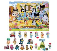 (D) Bluey Christmas Xmas Advent Calendar 2023, 24 Days Countdown Calendars, Cartoon Theme Bluey Figures Doll Surprise Blind Box