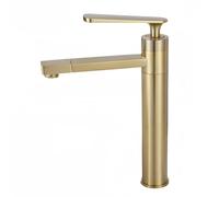 d Brass Bathroom Sink Faucet Rotatable Hot & Cold UnderCounter Tap Elegant Short Design Copper Construction Perfect for Modern Vanity Setup