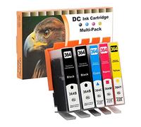 D&C 364XL Compatible Ink Cartridge Replacement for HP 364 XL for Photosmart 5520 5510 7520 7510 6510 6520 5524 5522 B110a B209a C6380 C309a Officejet 4610 4620 Deskjet 3070A 3520 3522 3524 (5 Pack)