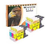 D&C Compatible Ink Cartridge for Brother LC-1220 LC-1240 XL for Brother MFC-J280W MFC-J425W MFC-J435W MFC-J5910DW MFC-J625DW MFC-J6510DW MFC-J6710DW MFC-J6910DW MFC-J825DW MFCJ835DW (6-Pack)