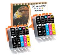 D&C Compatible Ink Cartridge Replacement for Canon PGI-550XL CLI-551XL for Canon Pixma MG6650 MG7100 MG7150 MG7550 iP7200 iP7250 MG5400 MG5450 MG5650 MG5655 MX725 MX920 iX6850 MG6350 (10 Pack)