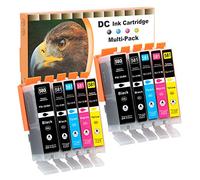 D&C Compatible Ink Cartridge Replacement for Canon PGI-580 CLI-581 for Canon Pixma TR7550 TR8550 TS6150 TS6151 TS6250 TS8150 TS8151 TS8152 TS8250 TS9150 TS9155 TS9550 (10-Pack)