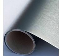 D-C-Fix 2M X 45Cm Brushed Steel Metallic Grey Sticky Back Plastic Self Adhesive Vinyl