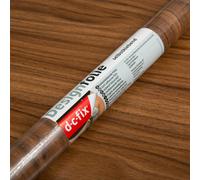 D-C-Fix 67cm Medium Walnut Wood Sticky Backed Vinyl Wrap (200-8024) 1m-15m long