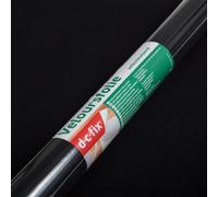 D-C-Fix Black Velour Baize (0005) Sticky Backed Vinyl (L)100Cm (W)45Cm