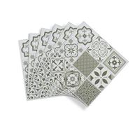 D-C-Fix Green Oriental Tile Effect Self-Adhesive Vinyl Tile, 1M²