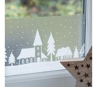 D-C-Fix Homes Premium Static Cling Christmas Window Film Border For Décor 1.5M(L) 20Cm(W)