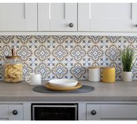 D-C-Fix Jamila Gold Peel & Stick Wall Tiles 15cm X 15cm 3Pk