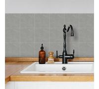 D-C-Fix Light Grey Self-Adhesive Tile, 0.14M²