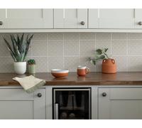 D-C-Fix Lina Beige Peel & Stick Wall Tiles 15cm X 15cm 3Pk
