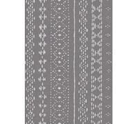 d-c-fix Manhattan Berberia Grey Oilcloth Tablecloth Washable Waterproof Indoor and Outdoor PVC Vinyl Oilcloth Plastic Tablecloth 110 cm x 140 cm Square