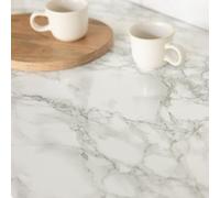 D-C-Fix Marble Grey 45cm x 5m Self-adhesive Vinyl Wrap for Doors & Worktops | Size: 450mm x 5000mm d-c-fix Grey 450mm x 5000mm