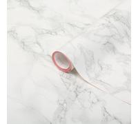 D-C-Fix Marble Grey White Sticky Back Plastic Furniture Worktop Self Adhesive Wrap 2.1M X 90Cm