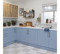 d-c-fix Matt Heritage Blue 67.5cm x 3m Self Adhesive Vinyl wrap for Doors & Furniture