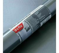 D-C-Fix Metallic Brushed Steel Grey Sticky Vinyl Fablon (343-8313) 67cm x 1.5m