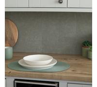 D-C-Fix Micro Cement Olive Green Self-Adhesive Vinyl Wall Tiles 15.25Cm(W) 15.25Cm(H) 1.2mm(D) Pack Of 6 (0.14Sqm)