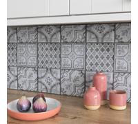 d-c-fix PVC Wandfliese Wall Tiles - Selbstklebend Wandbelag Vinylfliese Fliesenspiegel Renovierung Upcycling Dekoration - Moroccan Style 33 cm x 33 cm x 1,4 mm - 1 Pack = 6 Stück = 0,67 qm