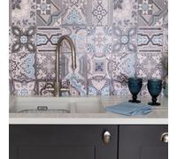 D-C-Fix Moroccan Tile Simenta Grey 3D Splashback Wallpaper For Kitchen And Bathroom 4M(L) 67.5Cm(W)