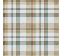 d-c-fix Oilcloth Tablecloth - Manhattan Borneo Blue 150 cm Round - Tablecloth for Kitchen, Dining or Garden Table - Food Safe, Washable & Waterproof