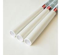 D C Fix dc fix Matt Off White Self Adhesive Vinyl Pack 3 67X2 PACK3 White