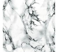 d-c-fix Plastic Self-Adhesive Contact Paper Stone Decor Vinyl Fablon Sticker Wallpaper for Kitchen Furniture Living Room Marmi White 900mm/m