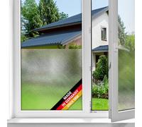 WHITE MILKY PRIVACY FROSTED GLASS WINDOW STATIC CLING VINYL FILM 1.5m X 45cm
