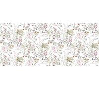 d-c-fix Oilcloth Tablecloth PVC-Free Whisper Flower Washable Waterproof Indoor and Outdoor Oilcloth Plastic Tablecloth Oilcloth Tablecloth 140 cm x 180 cm Square