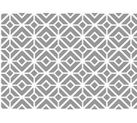 d-c-fix PVC-Free Tablecloth - Table Cover, Oilcloth for Kitchen & Dining Room - Food Safe, Stain-Resistant Coating - Karo Mondial - Round - 140 cm