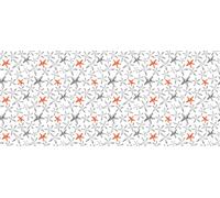 d-c-fix PVC-Free Tablecloth - Table Cover, Oilcloth for Kitchen & Dining Room - Food Safe, Stain-Resistant Coating - Sea Starlets - Round - 140 cm