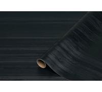 D-C-Fix Quadro Black Sticky Back Plastic Self Adhesive Vinyl Film Wrap 1.5M X 67Cm