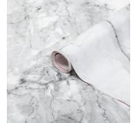 d-c-fix vinyl wrap Romeo gray marble effect 45 cm x 2 m - sticky back plastic roll for furniture, kitchen & cupboards - contact paper sticker self adhesive film