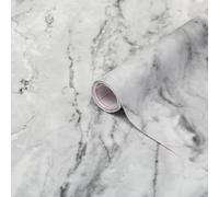 d-c-fix Romeo Matt Grey Marble Sticky Back Plastic Self Adhesive Wrap 15mx90cm
