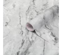 d-c-fix Romeo Matt Grey Marble Sticky Back Plastic Self Adhesive Wrap 15mx90cm