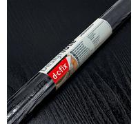 DCFIX STICKY BACK PLASTIC 2m X67.5cm BLACK WOODGRAIN VINYL FILM SELF ADHESIVE